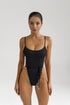 AIRRA Nissi Swimsuit Ribbed Black